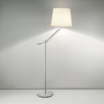Modern chrome floor lamp FCN01 - Image 2
