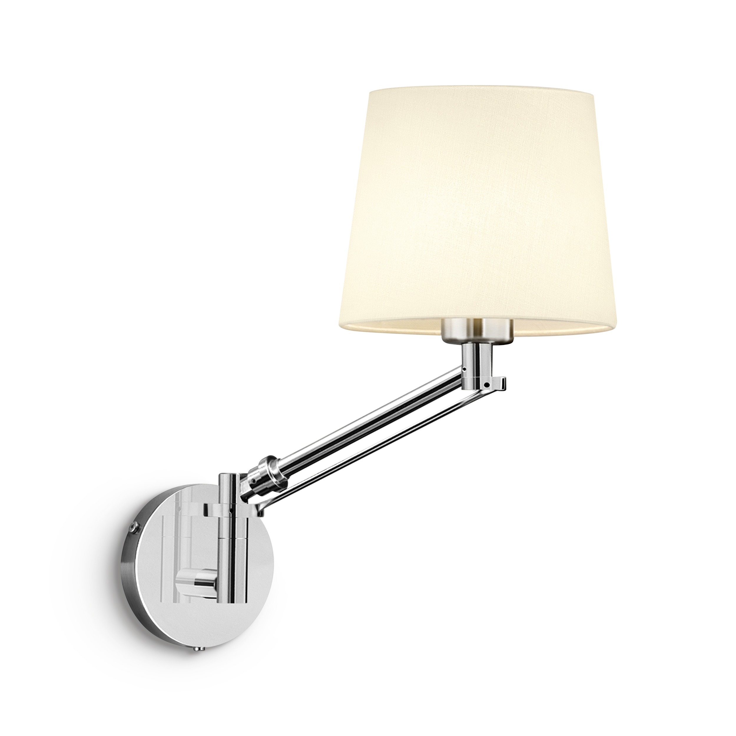 al-52-w1-c-primary Modern chrome reading light with adjustable head RCR07 - Image 1