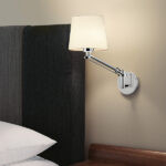 Modern chrome reading light with adjustable head RCR07 - Image 2