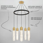 Decorative custom pendant light CNN02 - Image 3