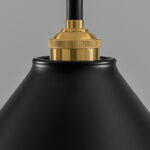 Decorative black pendant light with LED light CKL01 - Image 2