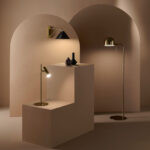 Modern black wall lamp with fabric shade WKF04 - Image 4