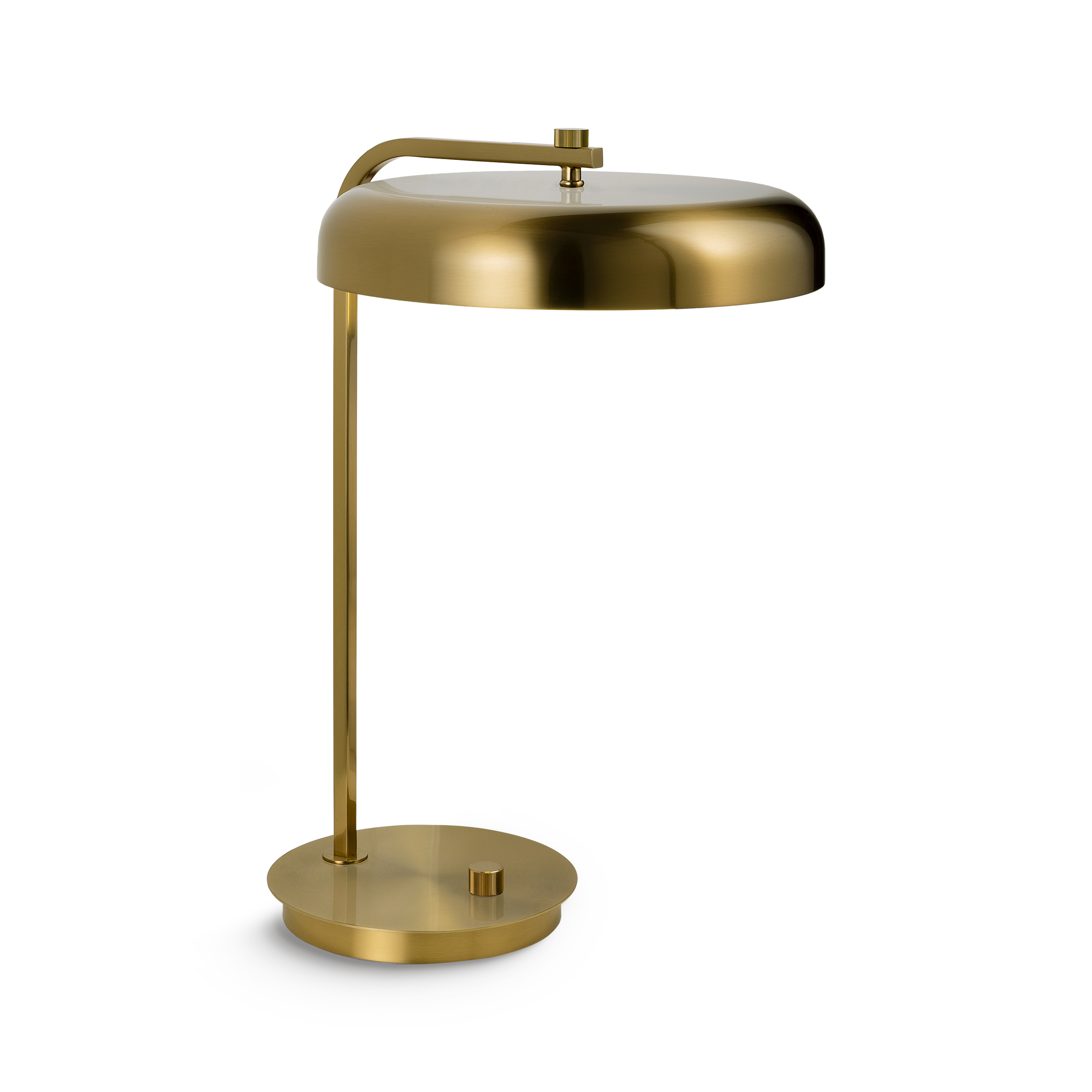 as-36-tl-brb-primary Modern bronze desk lamp with glass globe DBG10 - Image 1