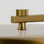 Modern bronze desk lamp with glass globe DBG10 - Image 2