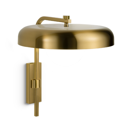 modern brass wall sconce