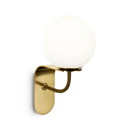 brass wall lamp,modern wall lamp,opal glass wall light,brass wall sconce,bedroom wall lamp,hotel wall lighting