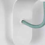 Compact white wall sconce with opal glass WWG02 - Image 3
