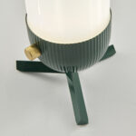 Retro brass table lamp with opal glass TBG04 - Image 4