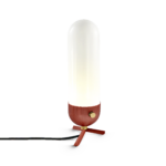 Retro brass table lamp with opal glass TBG05