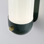 Retro green wall lamp with opal glass WGG01 - Image 2