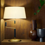 Modern brass table lamp TBN08 - Image 6