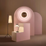 Modern black desk lamp with cone shade DKF05 - Image 2