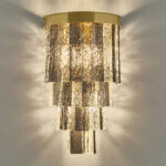 Decorative wall lamp with glass detail WNG03 - Image 3