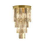 Decorative wall lamp with glass detail WNG03