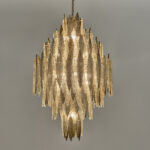 Decorative chandelier with glass detail CNG04 - Image 4