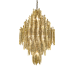 Decorative chandelier with glass detail CNG04