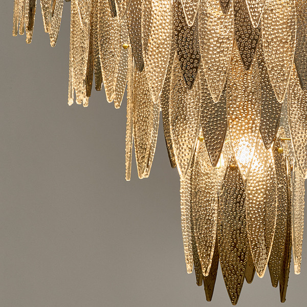 bl-81-p-secondary Decorative chandelier with glass detail CNG04 - Image 2