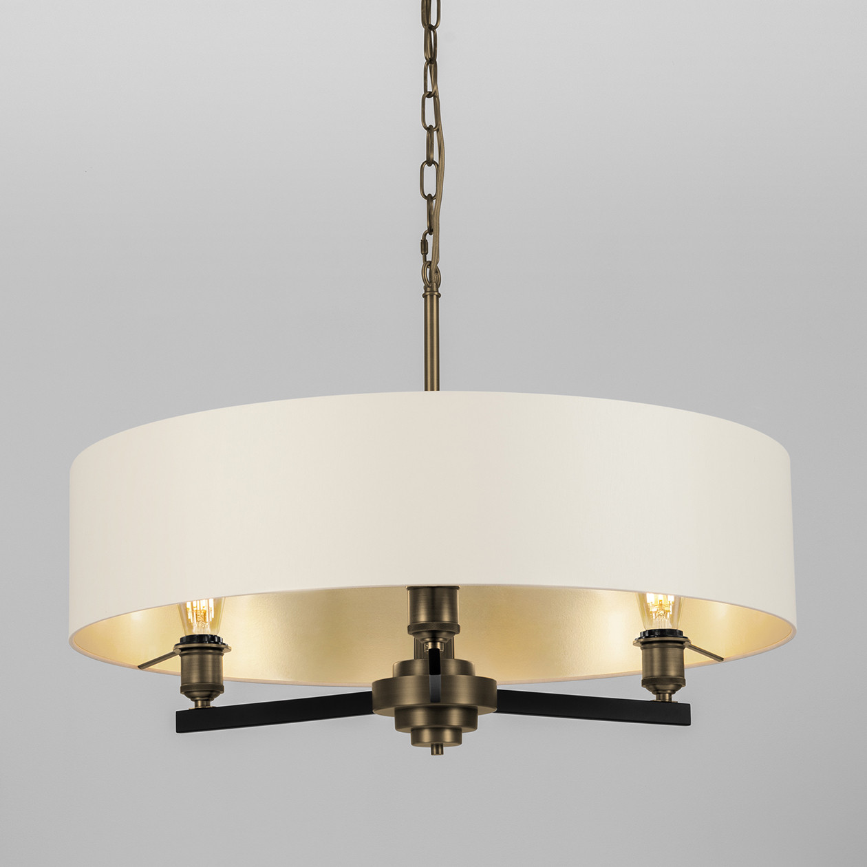 bv-6-3-with-qbv-700-oyg-2 Modern chandelier with reeded detail CNR02 - Image 4