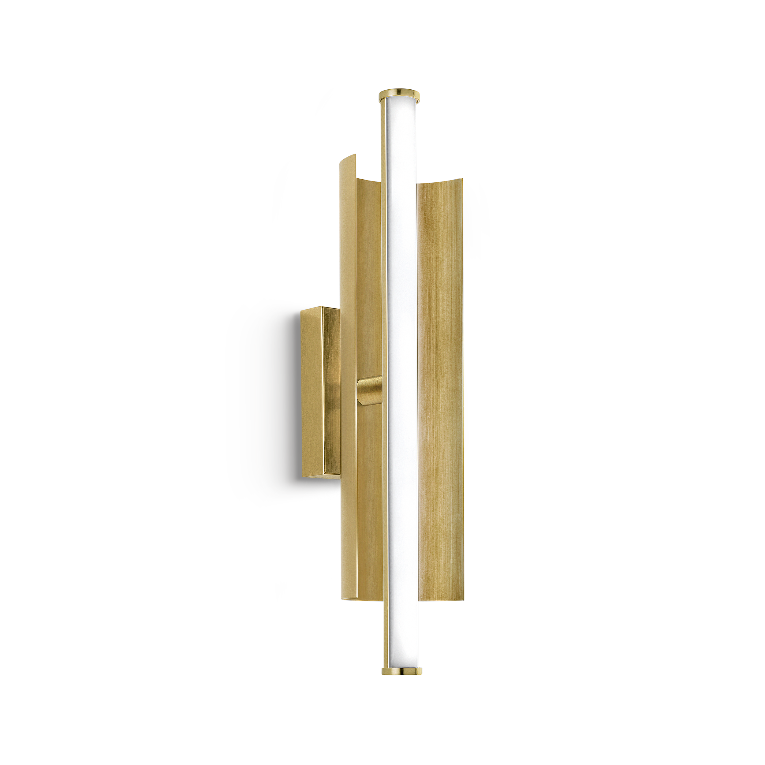 bw-21-brb-primary Modern bronze bathroom wall light with opal diffuser BBG03 - Image 1