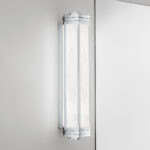 Modern alabaster bathroom wall light with LED light BAL03 - Image 3