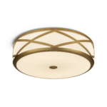 Modern brass flush ceiling light CBN05
