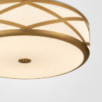 Modern brass flush ceiling light CBN05 - Image 2