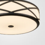 Modern black flush ceiling light CKN05 - Image 2