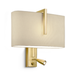 Minimalist bronze reading light RBR16