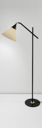 Modern floor lamp with fabric shade FNF02 - Image 3