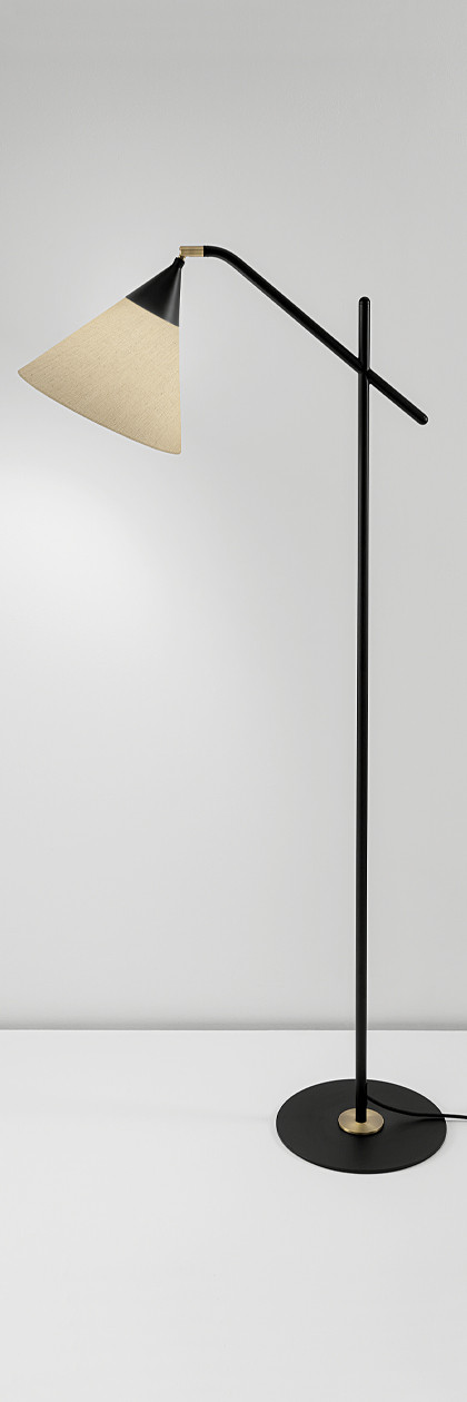 cn-21-fs-1 Modern floor lamp with fabric shade FNF02 - Image 3