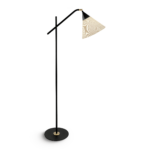 Modern floor lamp with fabric shade FNF02