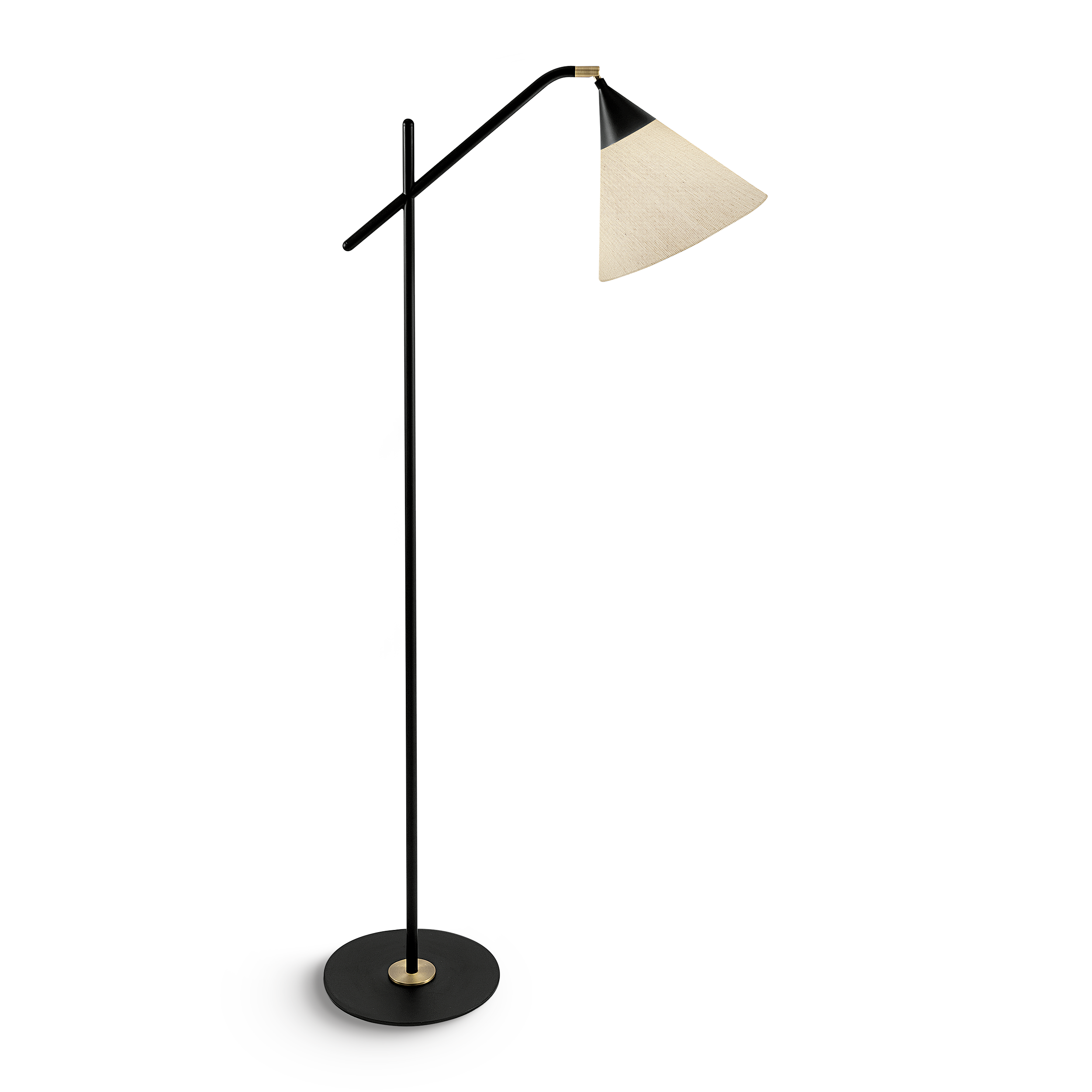 cn-21-fs-primary Modern floor lamp with fabric shade FNF02 - Image 1