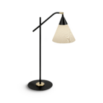 Modern desk lamp with fabric shade DNF01