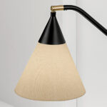 Modern desk lamp with fabric shade DNF01 - Image 2