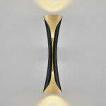Modern champagne gold wall lamp WBN10 - Image 4