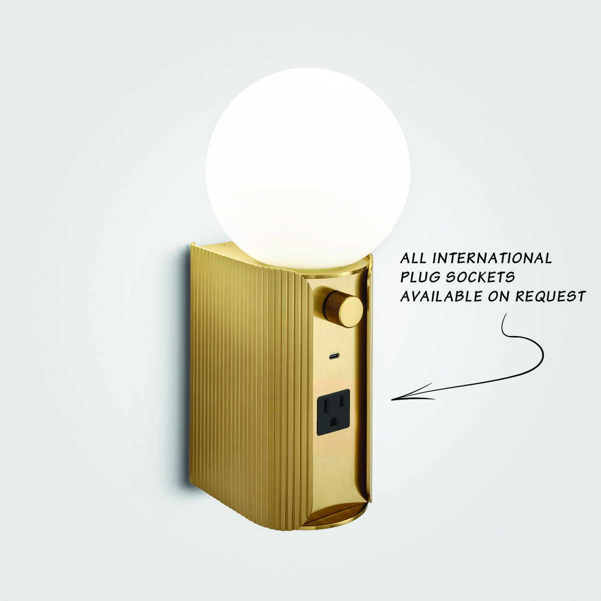 ct-11-w1-cv3-brb-4 Compact brass wall lamp with opal glass WBG03 - Image 5