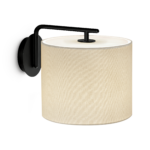 Modern black wall lamp WKN04