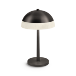 Modern alabaster table lamp with ring frame TAR01