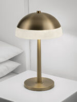Modern alabaster table lamp with ring frame TAR02 - Image 6