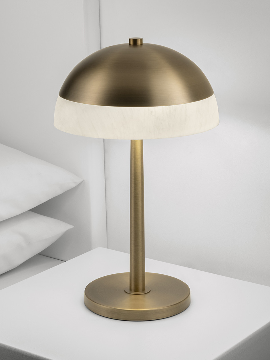do-21-tl-gb-1 Modern alabaster table lamp with ring frame TAR02 - Image 6