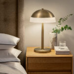 Modern alabaster table lamp with ring frame TAR02 - Image 2