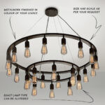Decorative custom ceiling light with LED light CNL01 - Image 3