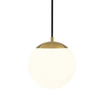 Decorative pendant light with glass globe CGG09