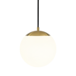 Decorative pendant light with glass globe CGG10