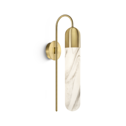 brass wall lamp,modern wall lamp,opal glass wall light,brass wall sconce,bedroom wall lamp,hotel wall lighting