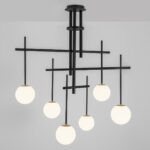 Custom custom ceiling light with glass globes CNG02 - Image 5