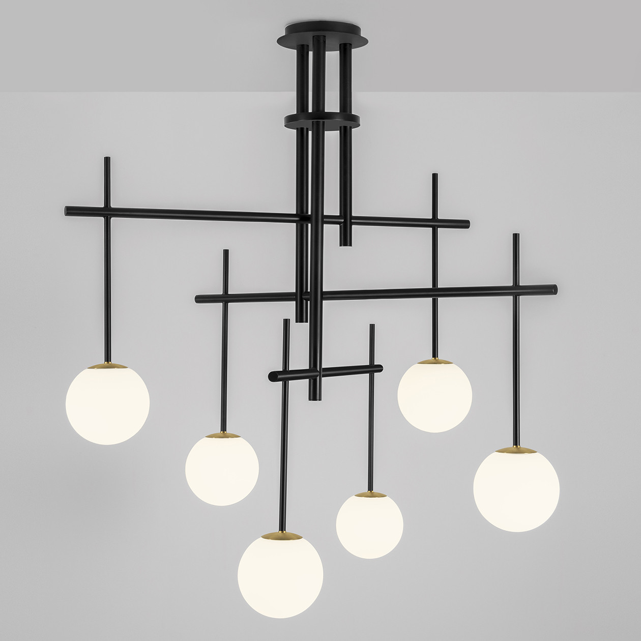 gb-25-00028-2 Custom custom ceiling light with glass globes CNG02 - Image 5