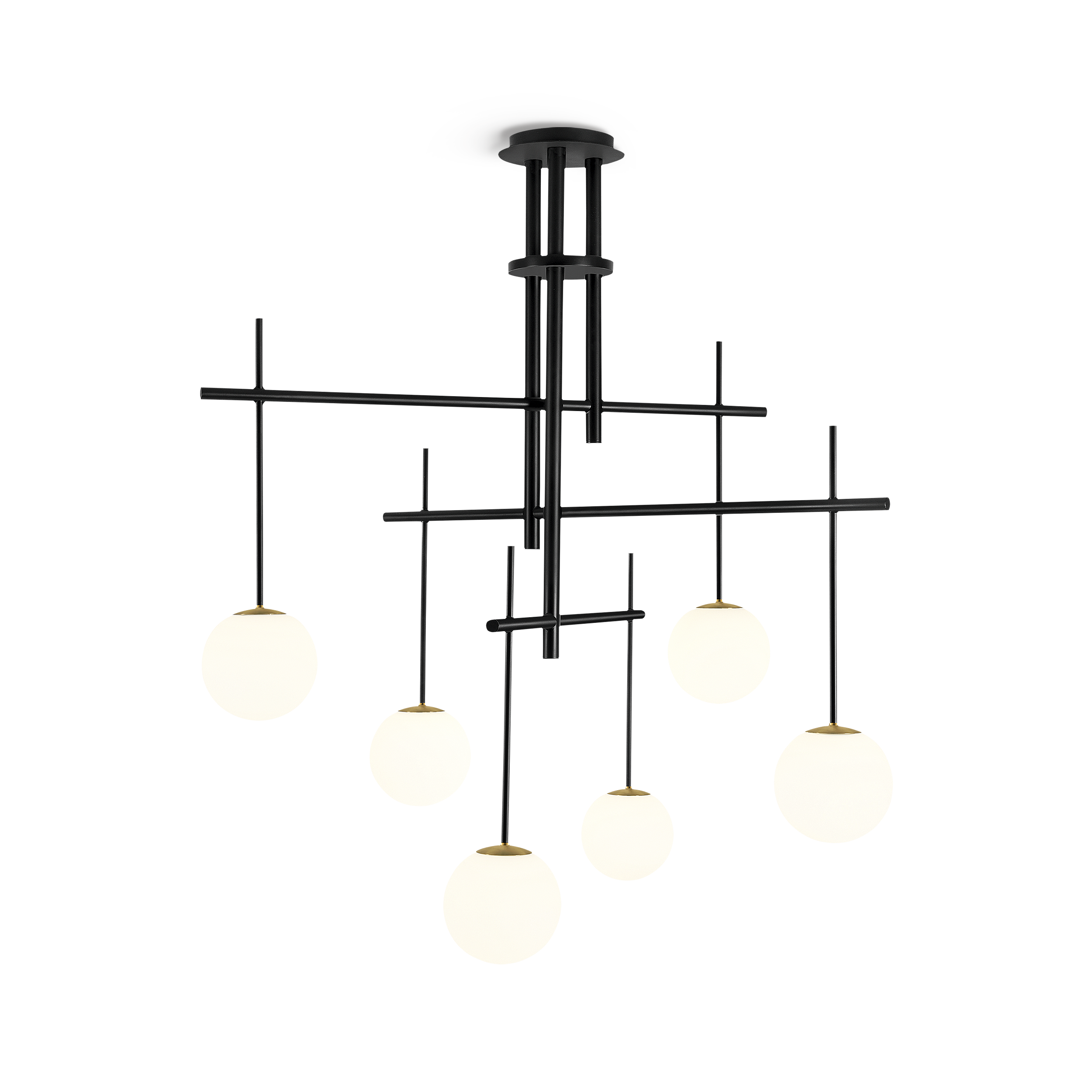 gb-25-00028-primary Custom custom ceiling light with glass globes CNG02 - Image 1