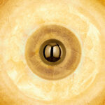 Modern wall lamp with mouthblown glass WGG03 - Image 3