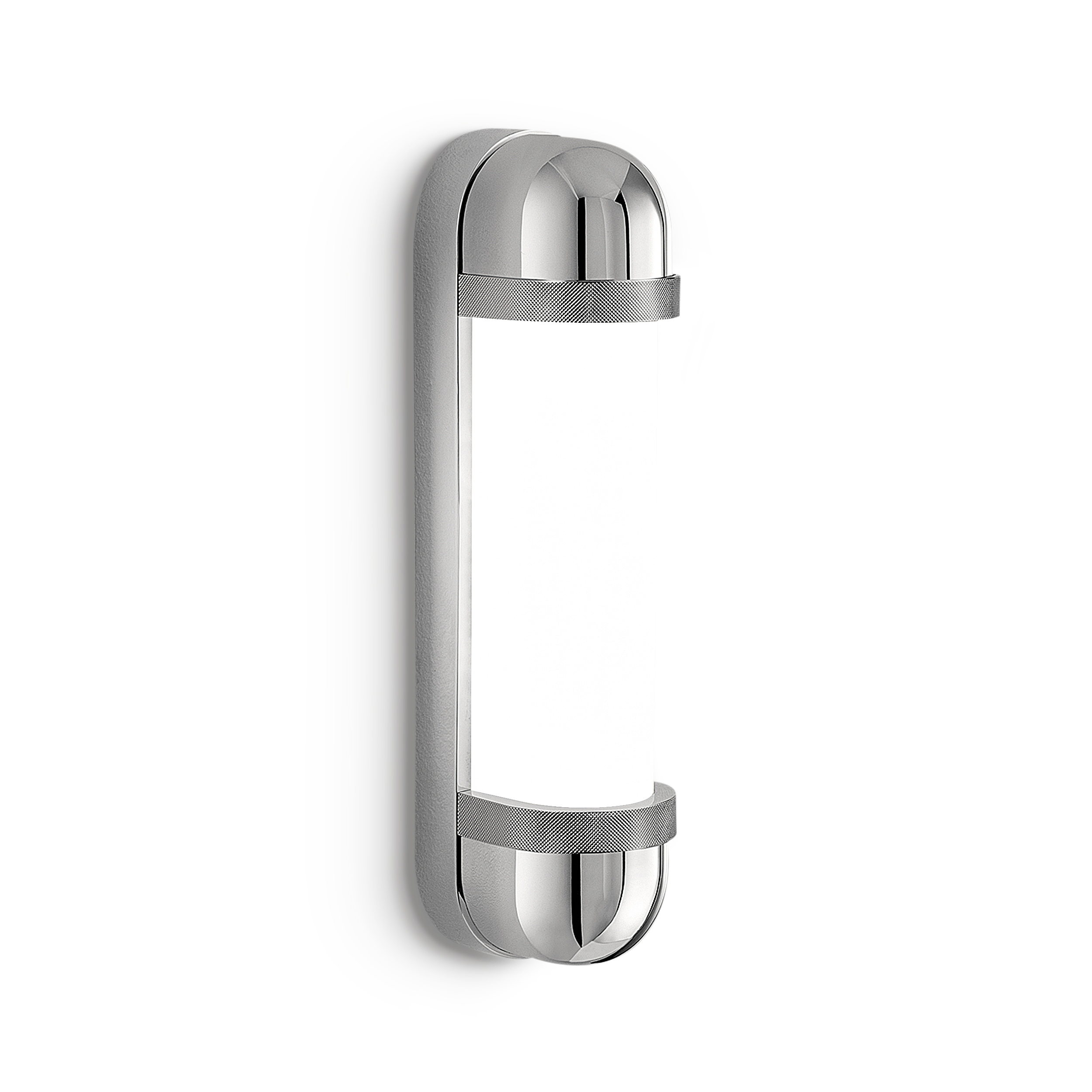 gm-66-w1-c-primary Compact chrome bathroom wall light with opal glass BCG02 - Image 1